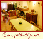 A votre disposition - Le coin repas service des chambres d'hôte Les Florentines
