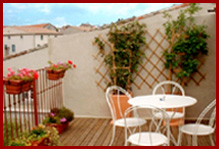 Florentine Room - Terrace with a view of the medieval city of Carcassonne